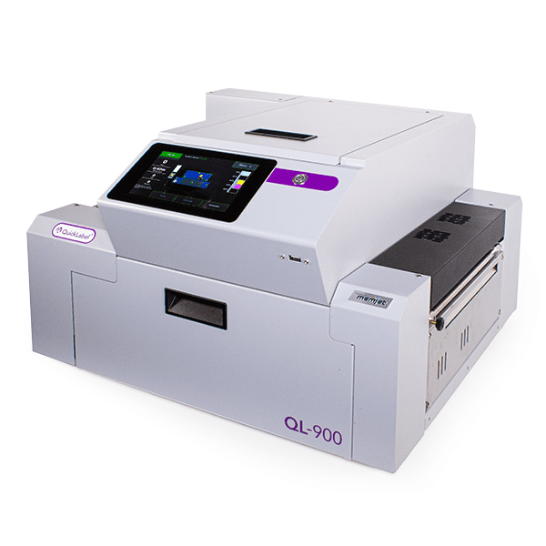 QL-900 with intuitive touchscreen for easy job control and maintenance