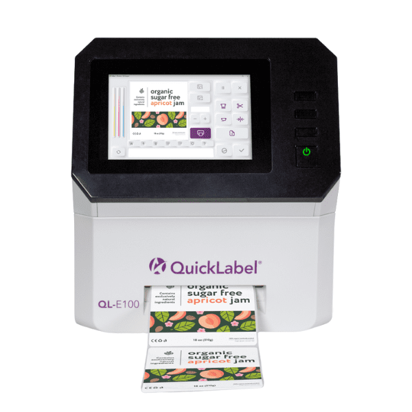QL-E100 Color Printer with touchscreen and label printing