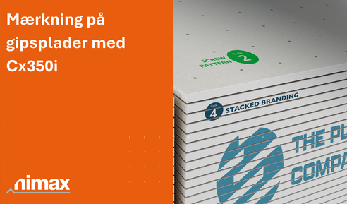 Læs hvordan moderne inkjet-teknologi sikrer effektiv mærkning på gipsplader med høj kvalitet – selv ved høje hastigheder og i støvede miljøer.