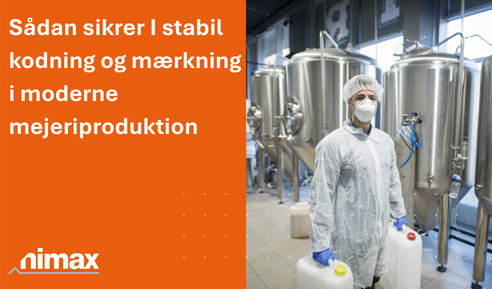 Sådan sikrer I stabil kodning og mærkning i moderne mejeriproduktion